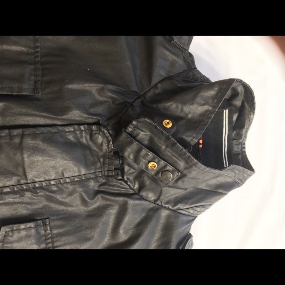 SCOTCH & SODA Men’s Black Waxed Jacket